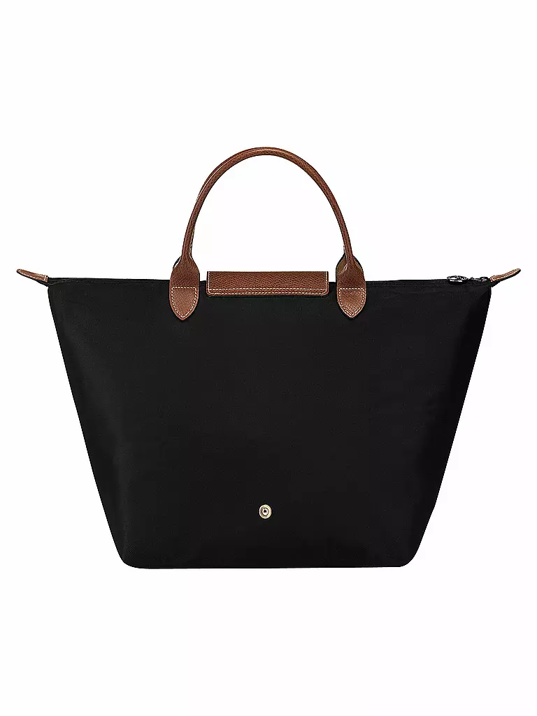 Black longchamp bag medium sale